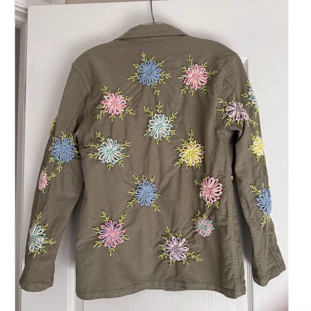 Artisan De Luxe Embroidered Button Up Jacket - Picture 5 of 10